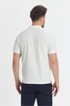 Walfer Erkek Ekru Likralı Pamuk Karışımlı Yaka Detaylı Slim Fit Kıvrılmaz Polo Yaka T-Shirt