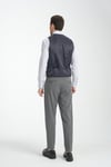 Yakalı Basic V Yaka Slim Fit Yelek