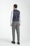 Yakalı Basic V Yaka Slim Fit Yelek