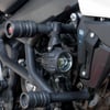 GP Kompozit Large Universal Motosiklet Sis Farı Seti Siyah