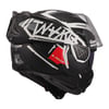 LS2 ADVANT 2 TAPE MAT SİYAH-BEYAZ KASK