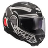 LS2 ADVANT 2 TAPE MAT SİYAH-BEYAZ KASK
