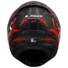 LS2 RAPID 2 KAIJU MAT SİYAH-KIRMIZI-BEYAZ KASK