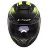 LS2 STREAM 2 FURY MAT SİYAH-GRİ-NEON SARI KASK