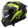 LS2 STREAM 2 FURY MAT SİYAH-GRİ-NEON SARI KASK