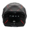 NEXX Y.100R REACT MAT SİYAH-KIRMIZI KASK