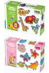 Baby Puzzle Orman Hayvanları Ve Deniz Canlıları 2'li Set
