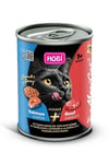 Hobi Maxicat Mixed Somon ve Dana Etli Parça Etli Yetişkin Kedi Konservesi 400 Gr