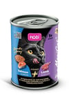 Hobi MaxiCat Mixed Somon ve Kuzu Etli Parça Etli Yetişkin Kedi Konservesi 400 Gr
