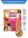 İnaba Tavuk Sargılı ve Somonlu Churu Rolls Köpek Ödül Maması 12 gr x 8 Adet
