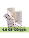 Karton Bardak 6.5 OZ 100 Adet