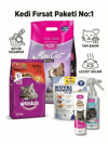 Kedi Fırsat Paketi No:1 - Whiskas 3.8kg, Gimcat Ödül ve Hobi Bakım Seti (5 Parça)