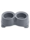Reflex Care Troy Duo İkili Mama & Su Kabı D. Gri (R-14DG)