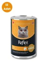 Reflex Plus Dana Et Parçacıklı Kedi Konservesi 400 gr (12 Adet)