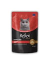 Reflex Plus Jöle İçinde Parça Biftekli Kısırlaştırılmış Kedi Pouch 85 Gr