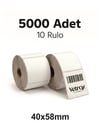 VETROX 1.KALİTE TERMAL BARKOD TERAZİ ETİKETİ 40x58mm 5000 Adet-TAM ADET