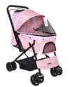 Zampa Nova (BL08 Pink) Kedi Köpek Arabası Pembe 52X76.5X95 Cm