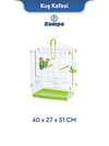 Zampa Plus Lara Kuş Kafesi 40x27x51 Cm (Zıt-2747)