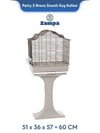 Zampa Plus Patty 2 Stantlı Kuş Kafesi Bronz 51x36x57+60cm (ZIT-2891)