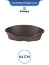 Zampa Plus Toffee Plastik Kedi & Köpek Yatağı 2 - 64cm Moka (ZIT-2372)