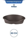 Zampa Plus Toffee Plastik Kedi & Köpek Yatağı 3 - 80cm Moka (ZIT-2402)
