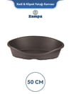 Zampa Plus Toffee Plastik Kedi & Köpek Yatağı 1 - 50cm Moka (ZIT-2341)
