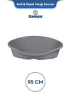 Zampa Plus Toffee Plastik Kedi & Köpek Yatağı 4 - 95cm Gri(ZIT-2426)