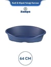 Zampa Plus Toffee Plastik Kedi & Köpek Yatağı 2 - 64cm Mavi (ZIT-2358)