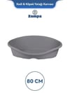 Zampa Plus Toffee Plastik Kedi & Köpek Yatağı 3 - 80cm Gri (ZIT-2396)