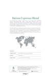 Barista Espresso Blend (40% Santos 30% Honduras 30% Guatemala) 200 gr Öğütülmüş Kahve