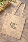 Get Up Drink Coffee Stay Positive Tote Bag – Bez Omuz Çantası Kahve Temalı