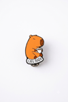 Sevimli Capybara Pin-Rozet | Çanta, Kot Ceket ve Sırt Çantası Aksesuarı