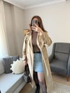Beli Kemerli Oversize Trençkot