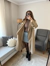 Beli Kemerli Oversize Trençkot