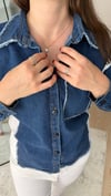 Tasarım Denim Poplin Gömlek