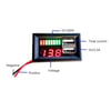 12V Akü Voltmetresi USB Çıkışlı