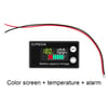 LCD Batarya Kapasite / Voltaj Göstergesi 12-84V Lion / LiFePO4 / Akü için Renkli LCD Ekran