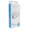RACA U201 GAN 45 WATT (TYPE-C PD + USB QC) HIZLI ŞARJ ADAPTÖRÜ - BEYAZ