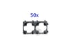 Meltis 18650 2x1 Pil Tutucu Holder  (x50 adet)