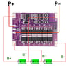OLT 3S 40A 12.6V Balanslı Lityum Batarya BMS (Mor PCB)