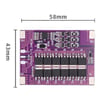 OLT 3S 40A 12.6V Balanslı Lityum Batarya BMS (Mor PCB)