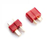 T Plug Dişi Erkek Soket Seti (Bordo Renk)