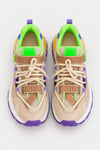Atlas Bej Mor Taban Kadın Sneaker