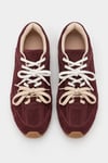 Atlas Bordo Süet Kadın Sneaker