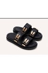 Viena Gold Tokalı Siyah Terlik