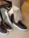 Mario Acı Kahve Hakiki Deri Erkek Sneaker