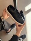 Mario Siyah Hakiki Deri Erkek Sneaker