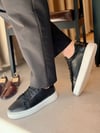 Mario Siyah Hakiki Deri Erkek Sneaker