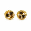 Doğal taş 14 k gold   vip küpe