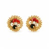 Doğal taş 14 k gold   vip küpe